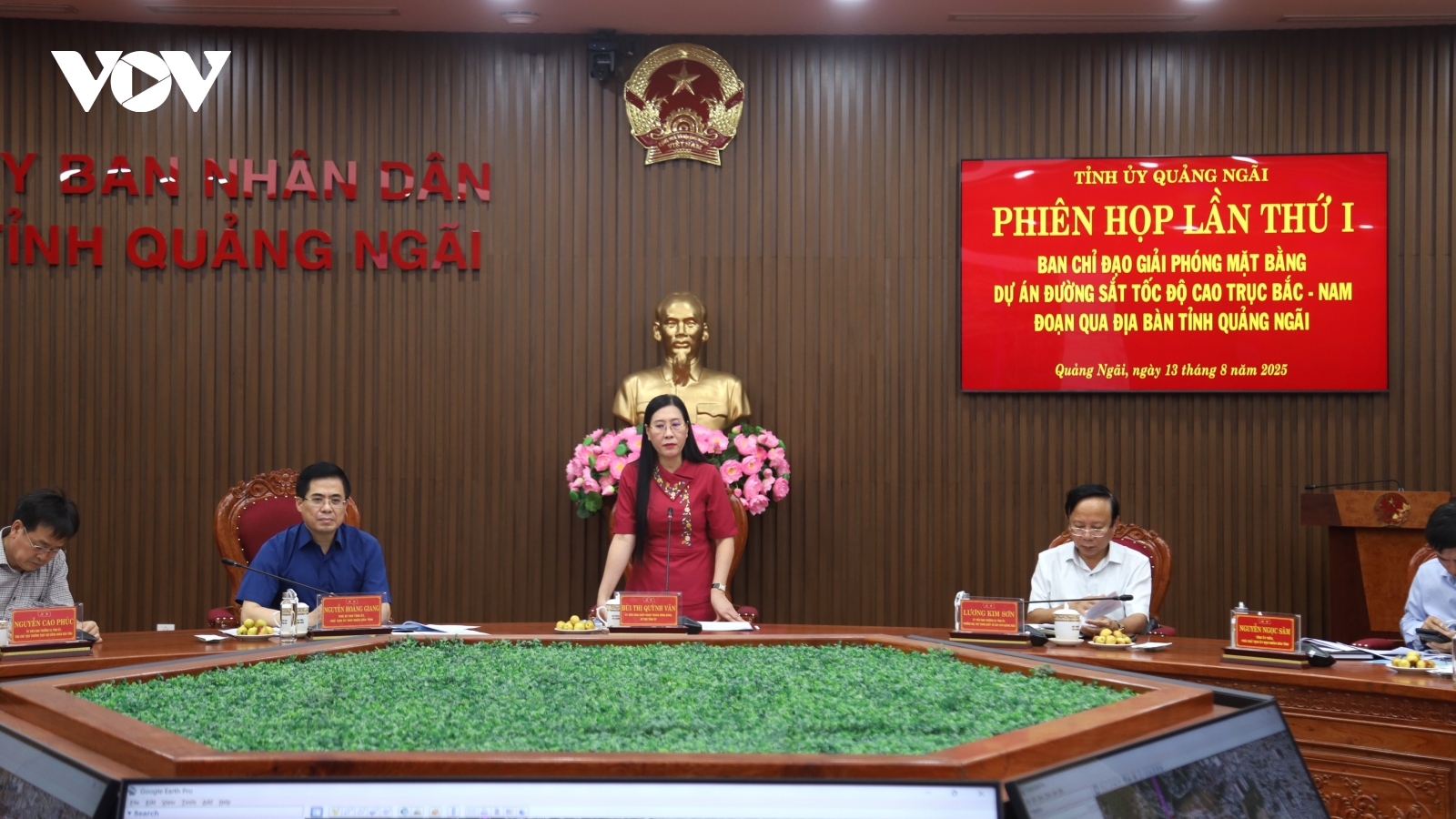 Quảng Ngãi triển khai giải phóng mặt bằng, tái định cư dự án đường sắt tốc độ cao