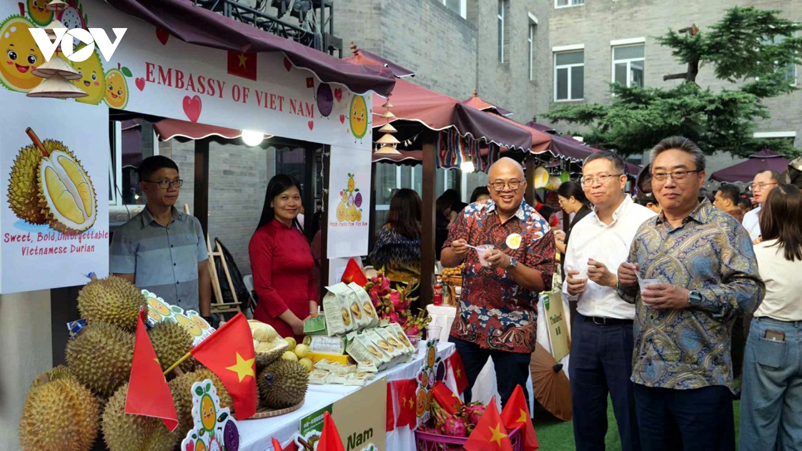 Sầu riêng các nước Đông Nam Á lần đầu tụ hội tại Bắc Kinh