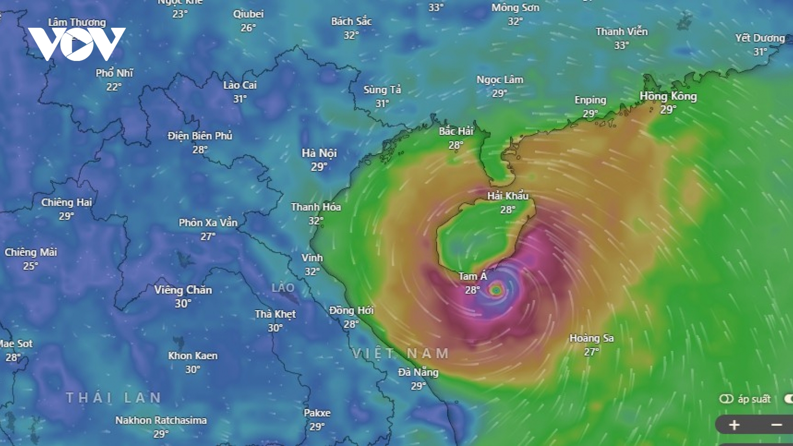 Bão số 5 có thể giật trên cấp 16, gây nguy hiểm toàn diện cho những khu vực đi qua