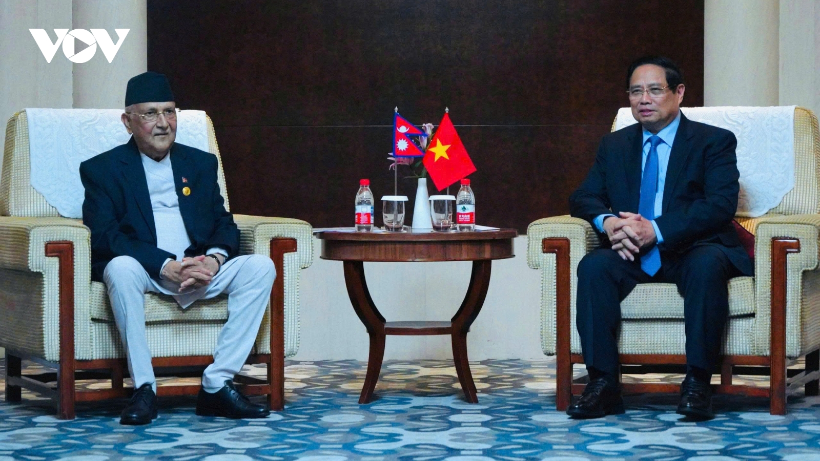 Thủ tướng Phạm Minh Chính hội kiến Thủ tướng Nepal