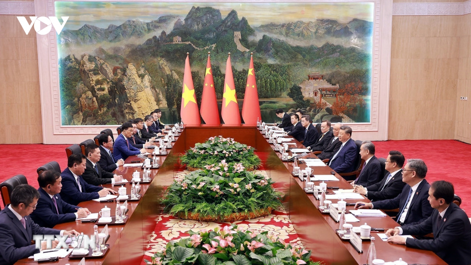 Thủ tướng Phạm Minh Chính hội kiến Tổng Bí thư, Chủ tịch nước Trung Quốc