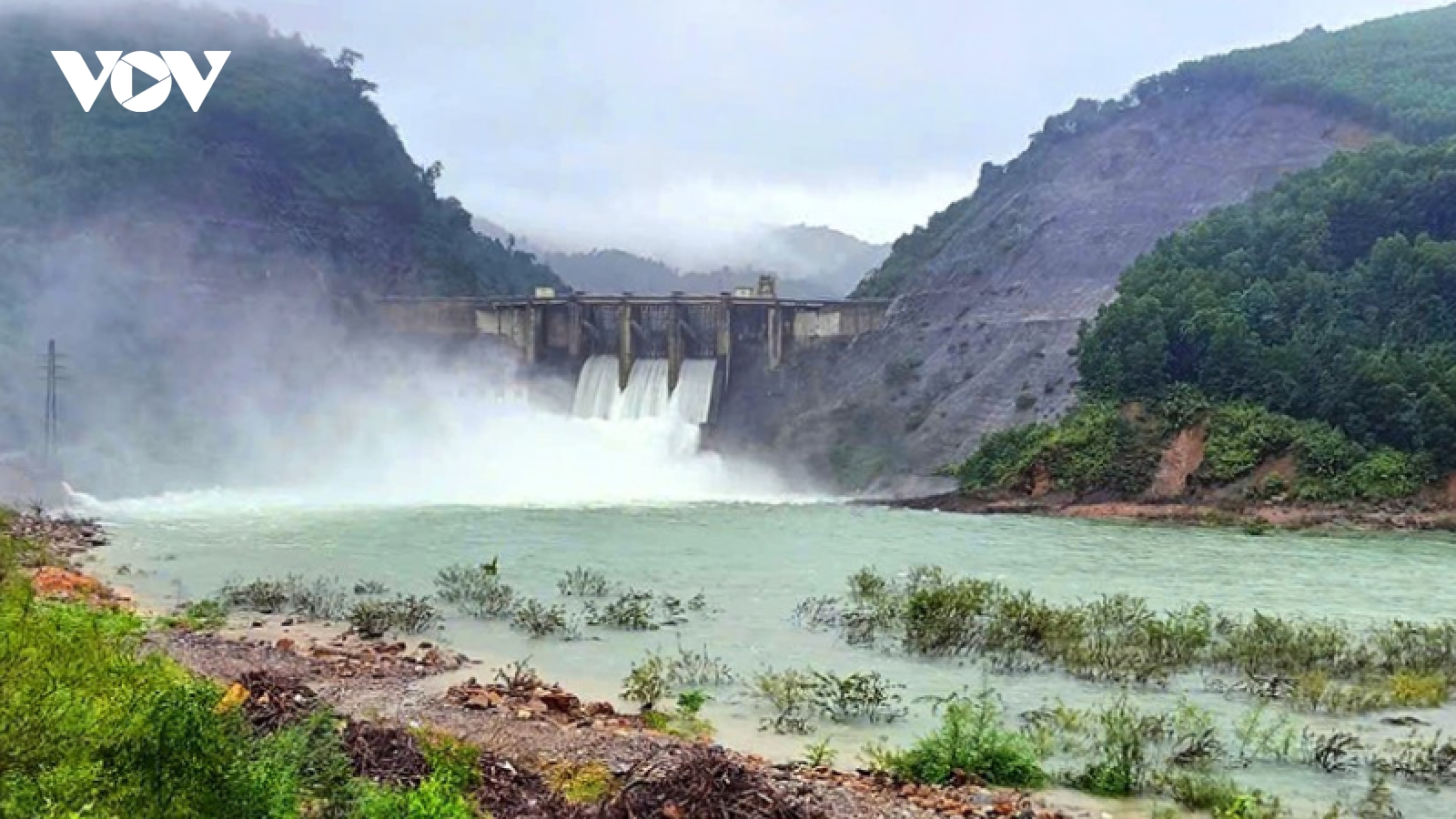 Thủy điện Hố Hô, Hà Tĩnh sẽ xả lũ vào lúc 20h ngày 25/8