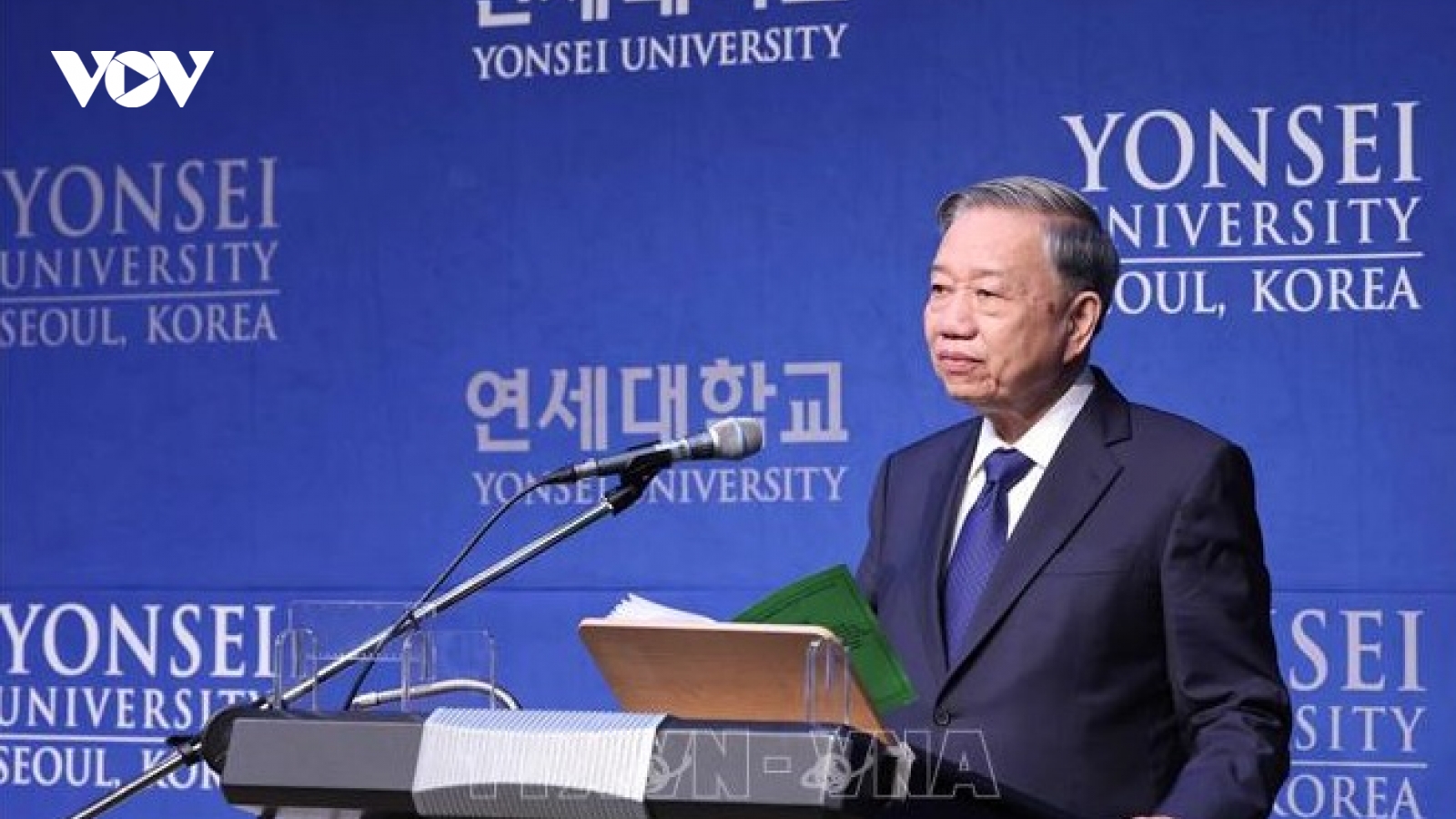 Toàn văn phát biểu của Tổng Bí thư Tô Lâm tại Đại học Yonsei (Hàn Quốc)