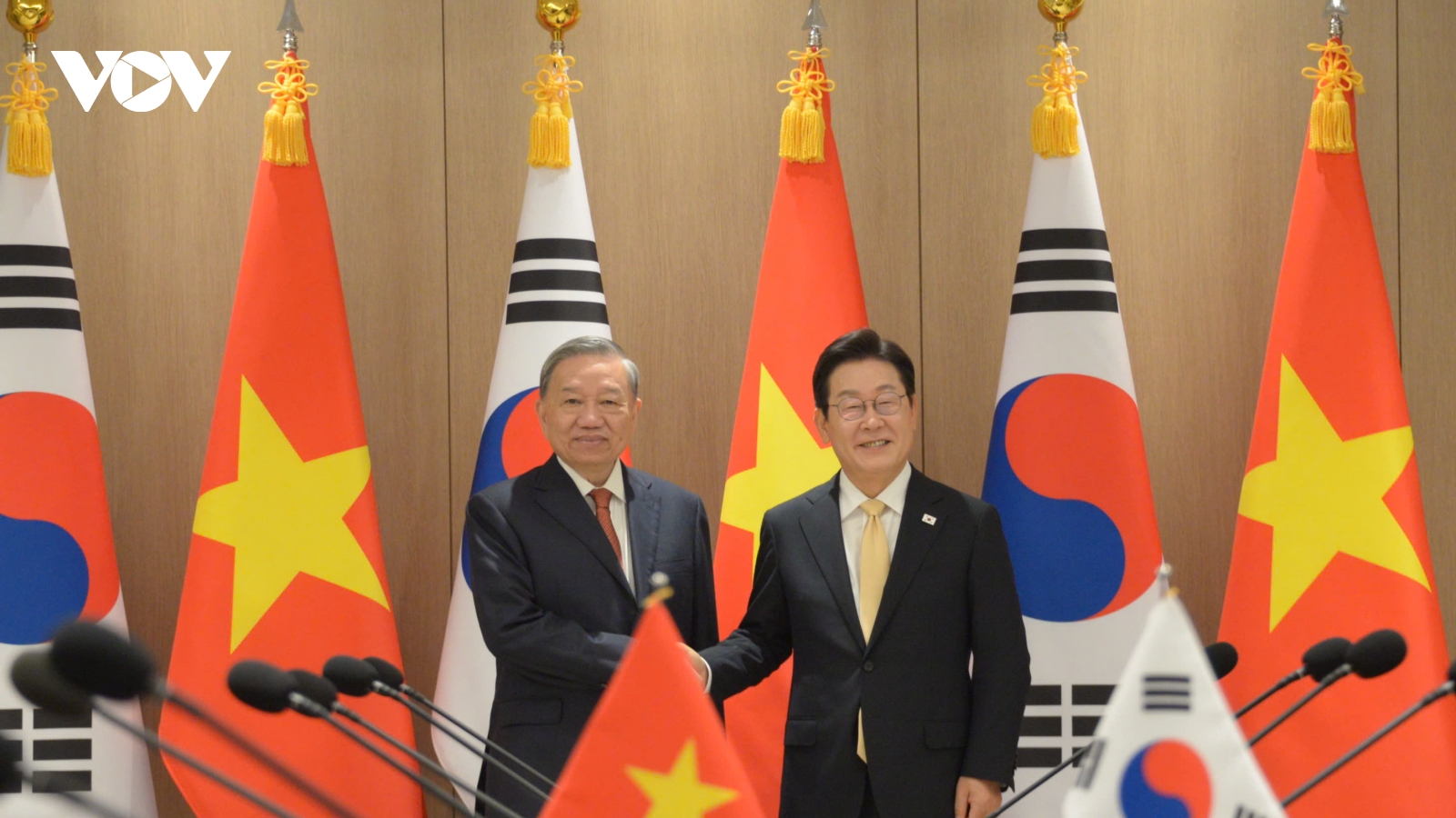 Tổng thống Hàn Quốc đón Tổng Bí thư Tô Lâm theo nghi thức cao nhất