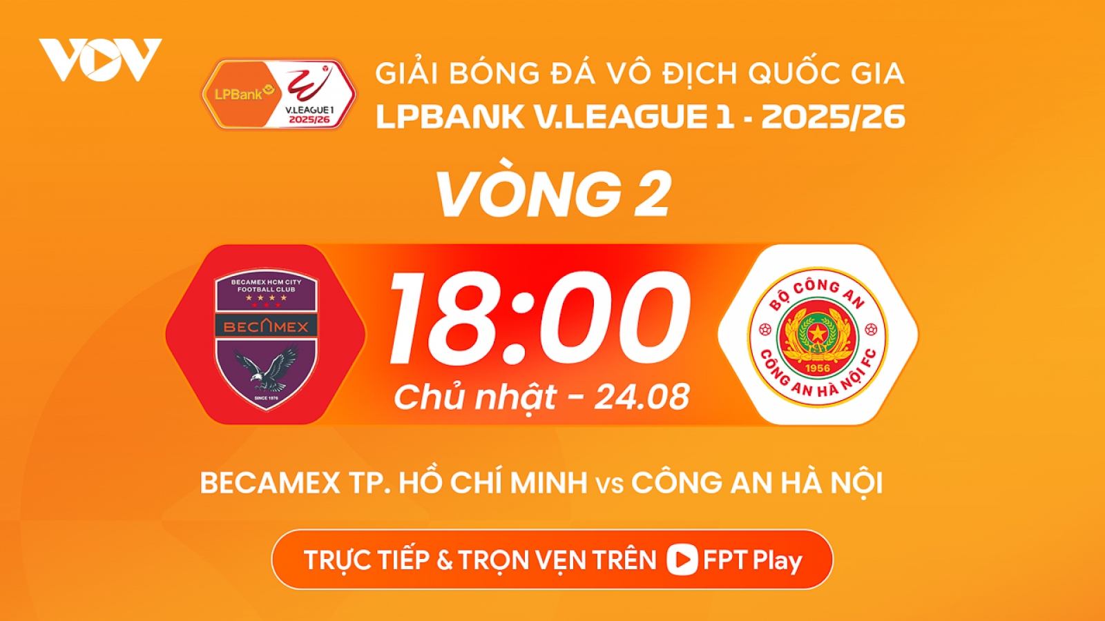 Lịch thi đấu bóng đá Việt Nam hôm nay 24/8: CAHN có chiến thắng đầu tiên?