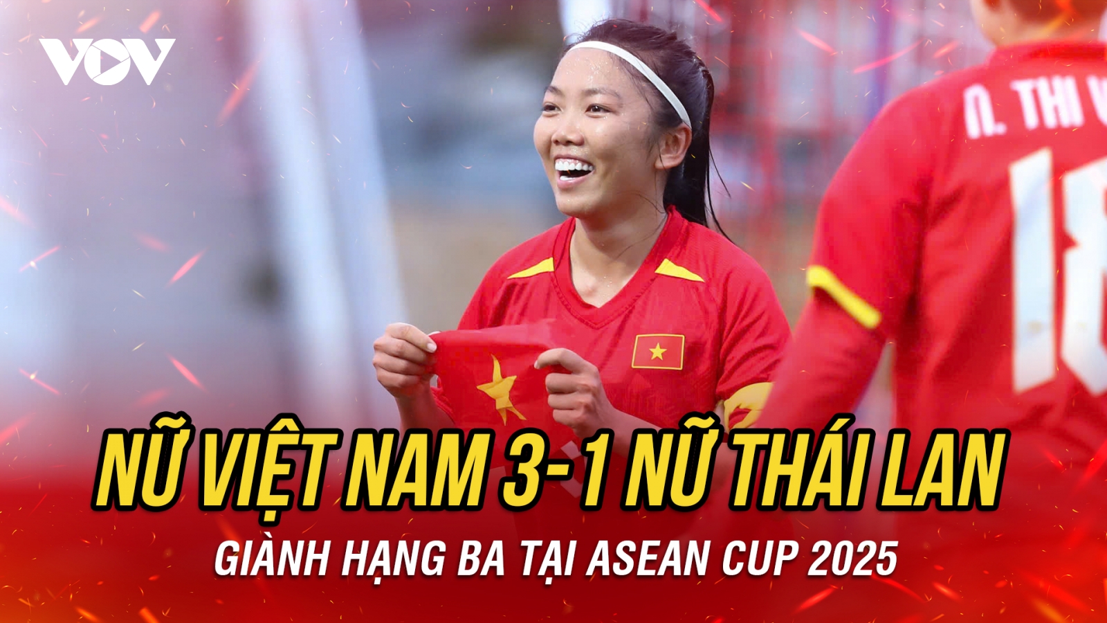 ĐT nữ Việt Nam kết thúc ASEAN Cup 2025 bằng chiến thắng đậm trước ĐT nữ Thái Lan