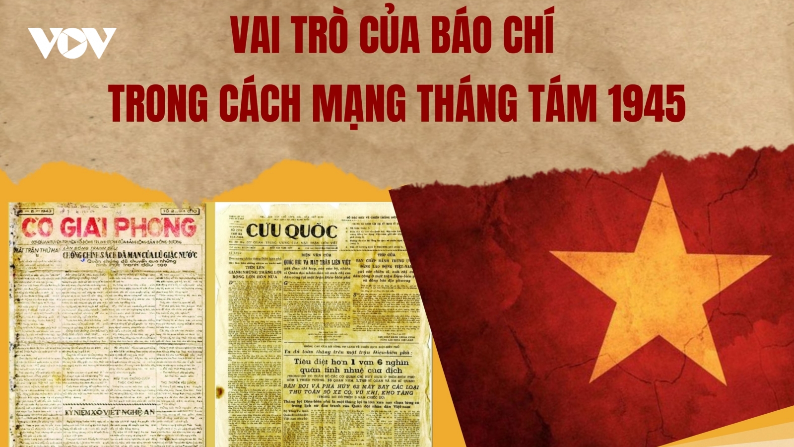 Vai trò của báo chí trong Cách mạng Tháng Tám 1945
