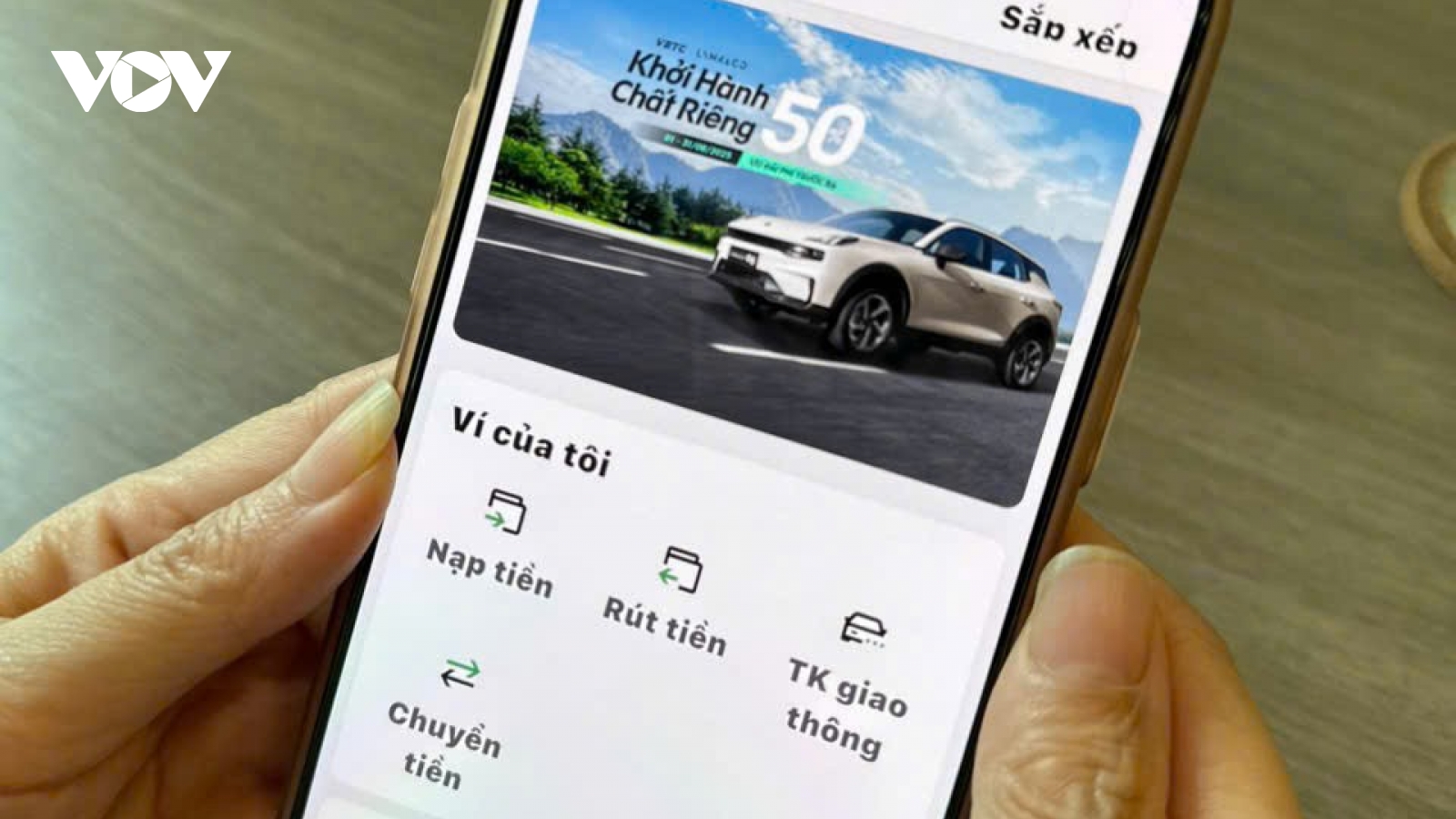 Cách chuyển đổi từ tài khoản VETC và ePass sang tài khoản giao thông