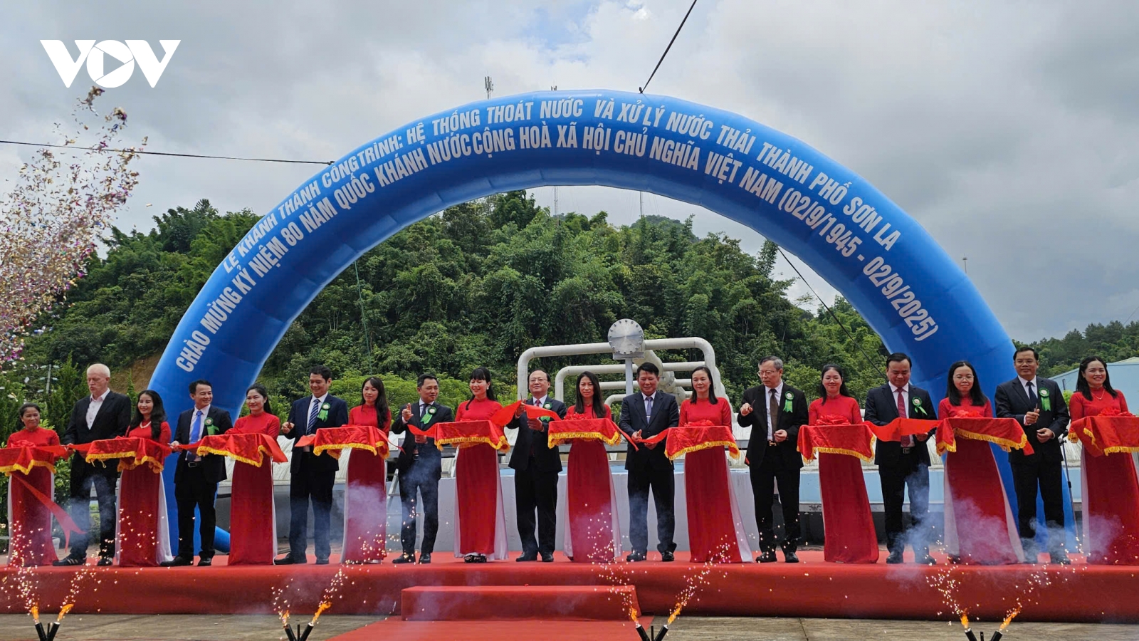 Khánh thành công trình hệ thống thoát nước và xử lý nước thải thành phố Sơn La