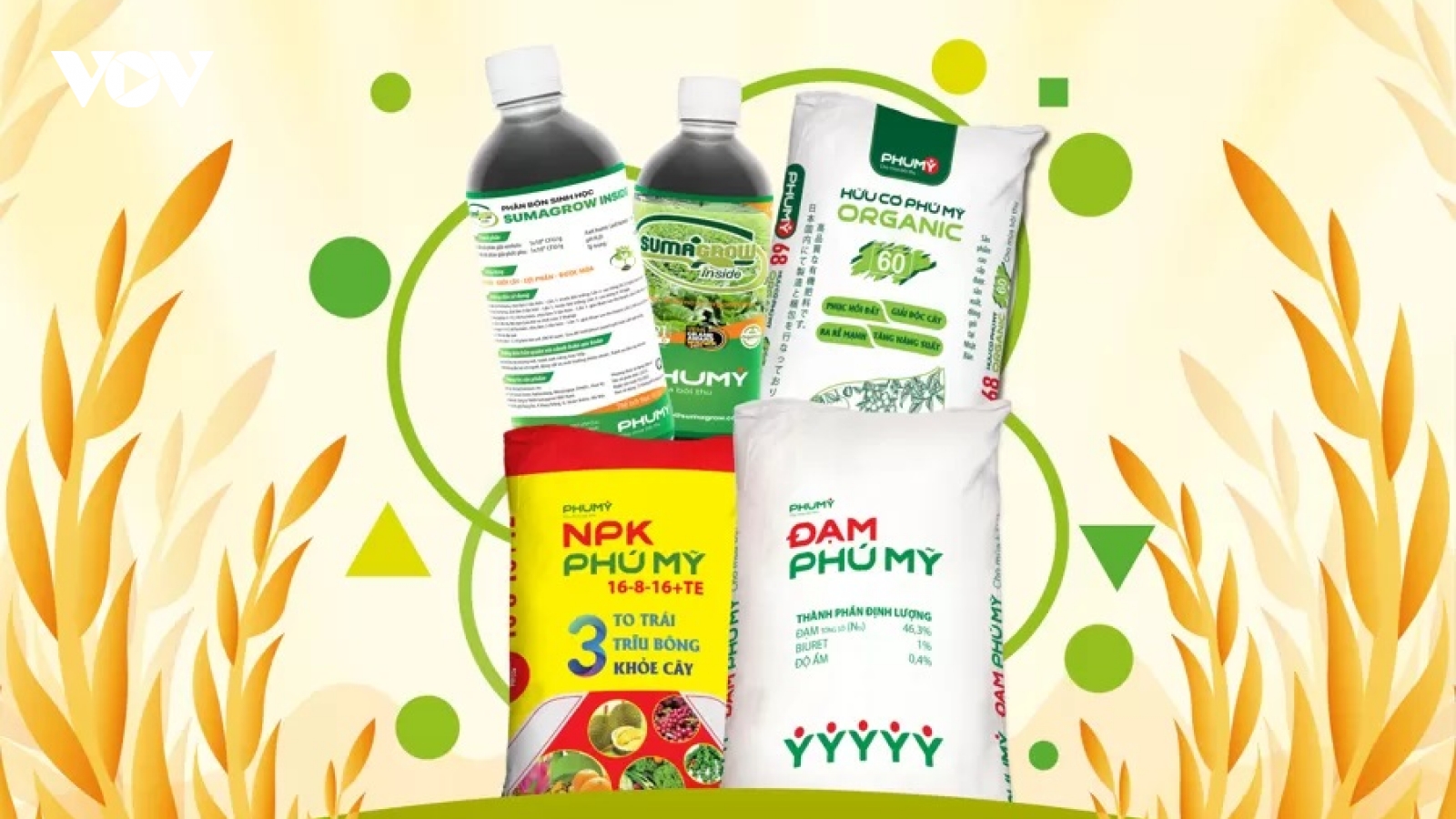 PVFCCo - Phú Mỹ ra mắt Hữu cơ Phú Mỹ Organic, hoàn thiện “Bộ ba vàng” dinh dưỡng cho nông nghiệp