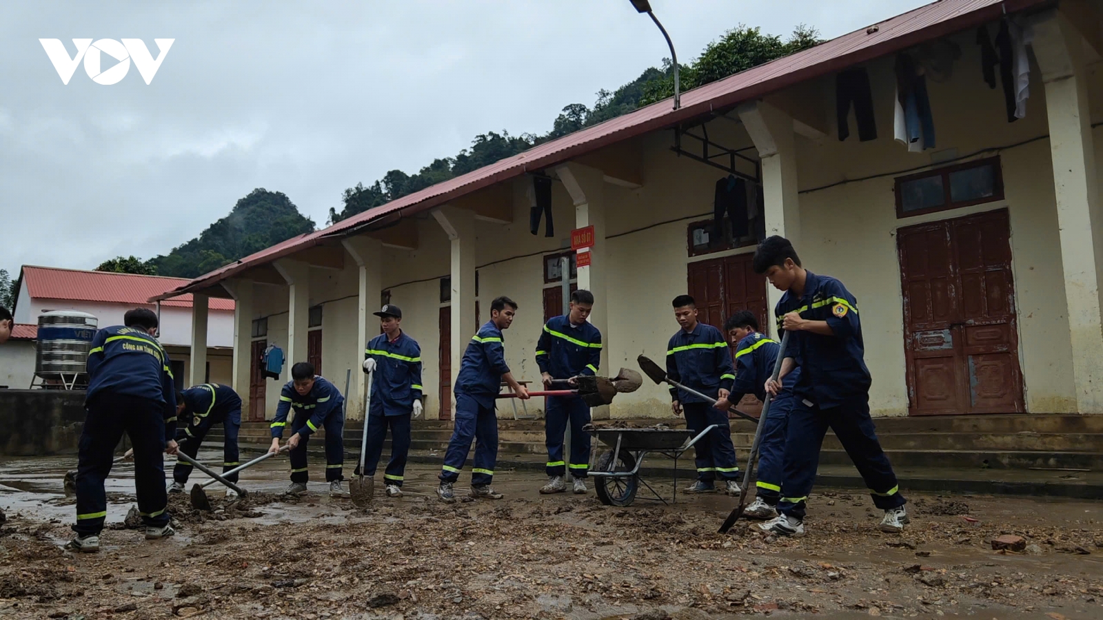Mường Bang, Sơn La khắc phục thiệt hại sau cơn bão số 10