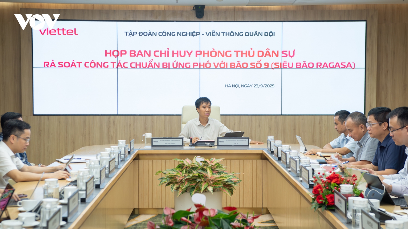 Viettel đảm bảo duy trì mạng lưới trong và sau bão Ragasa