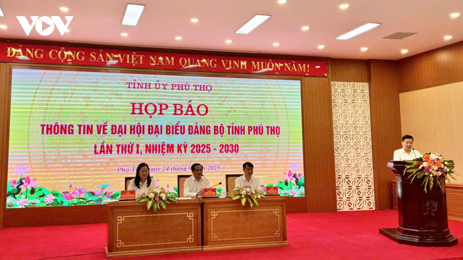 500 đại biểu dự Đại hội Đảng bộ tỉnh Phú Thọ lần thứ I, nhiệm kỳ 2025 - 2030