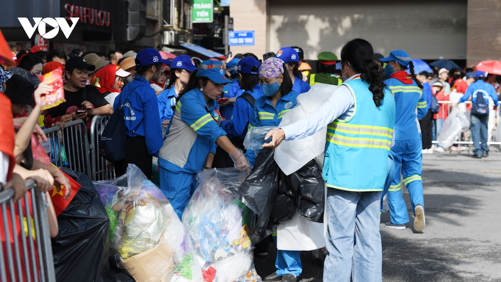 Những “chiến binh áo xanh” tại Lễ diễu binh, diễu hành kỷ niệm 80 năm Quốc khánh 2/9