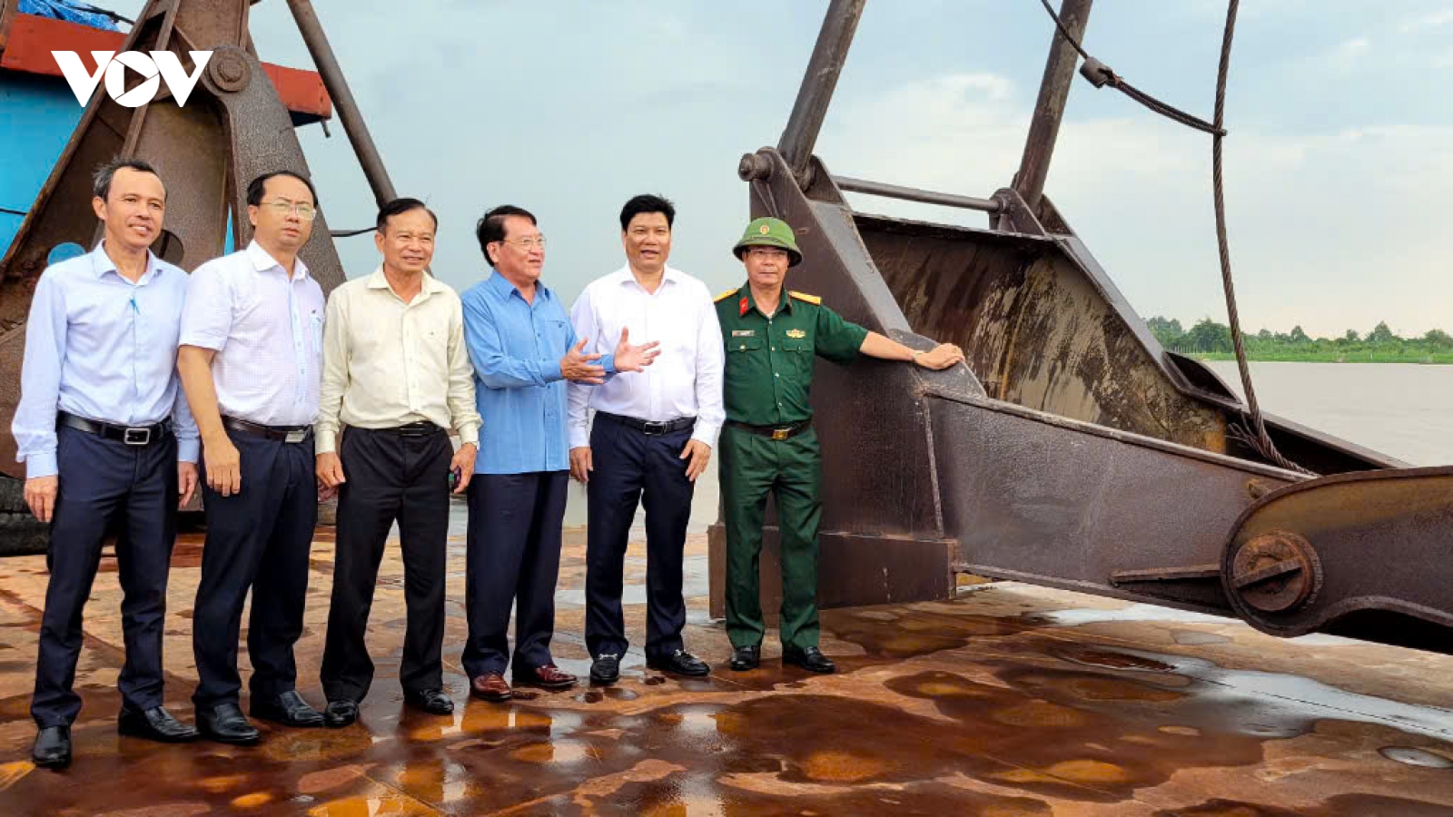 Đồng Tháp kiểm tra, chấn chỉnh hoạt động các mỏ cát đã được cấp phép phục vụ các dự án