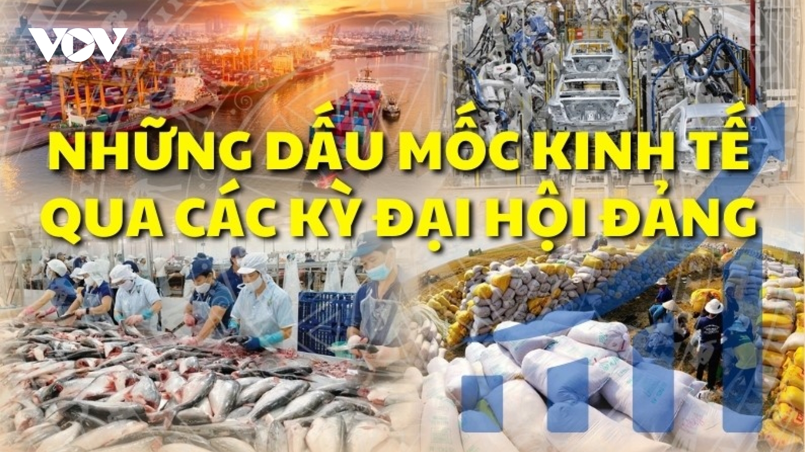 Những dấu mốc kinh tế qua các kỳ Đại hội Đảng