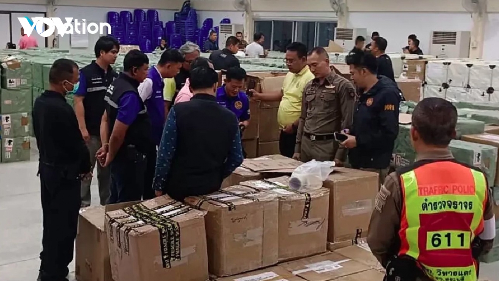 Cảnh sát Thái Lan thu giữ 560.000 sản phẩm thuốc lá điện tử, trị giá gần 3 triệu USD
