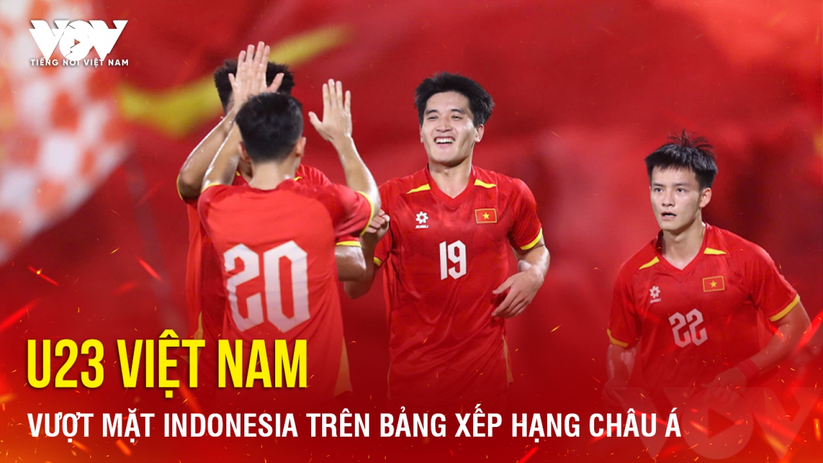 Tin bóng đá 13-9: U23 Việt Nam vượt mặt Indonesia trên bảng xếp hạng Châu Á