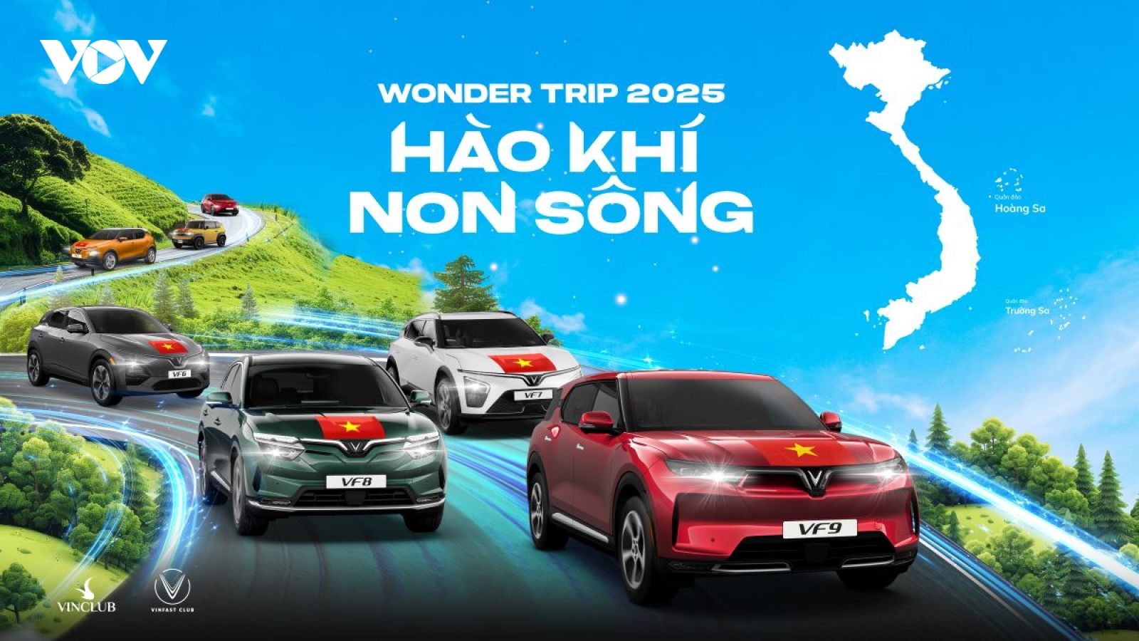 200 xe ô tô VinFast khởi hành xuyên Việt trong hành trình Wonder Trip 2025