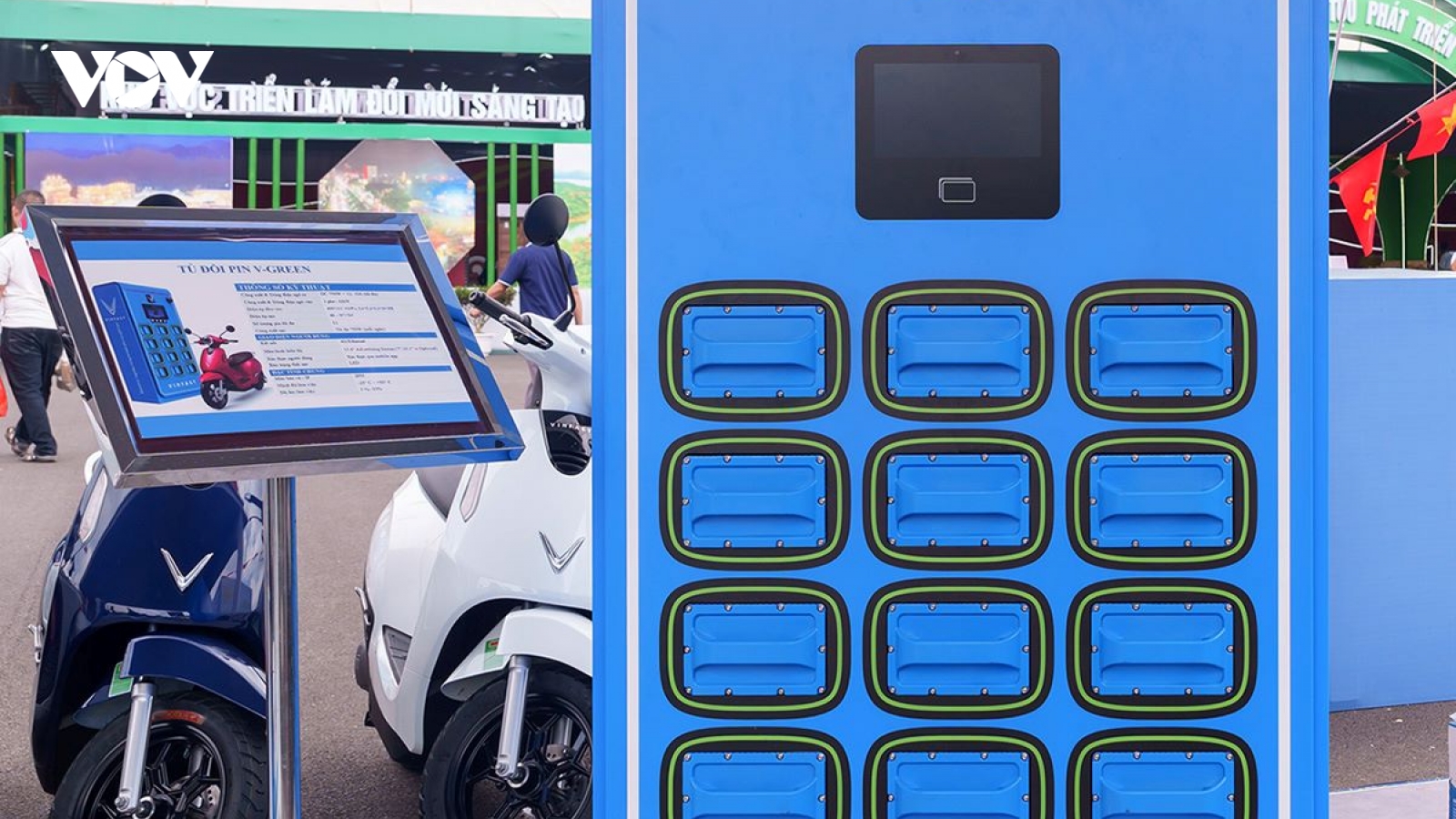 V-Green triển khai mô hình nhượng quyền tủ đổi pin xe máy điện, chỉ từ 210 triệu đồng
