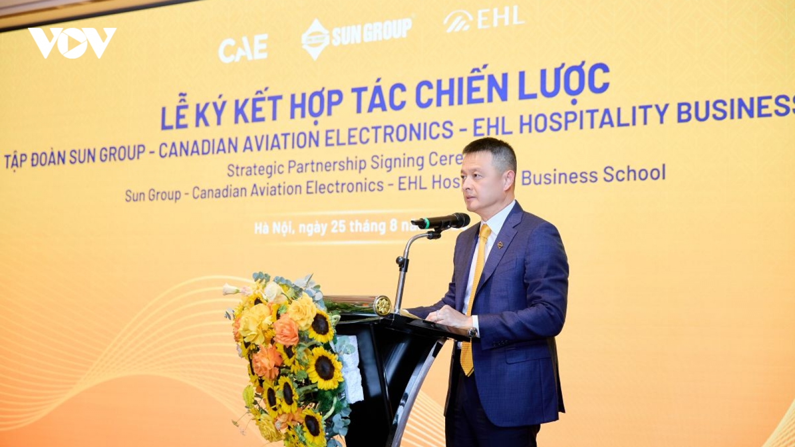 Sun Group hợp tác với 2 đối tác trong lĩnh vực đào tạo hàng không và khách sạn