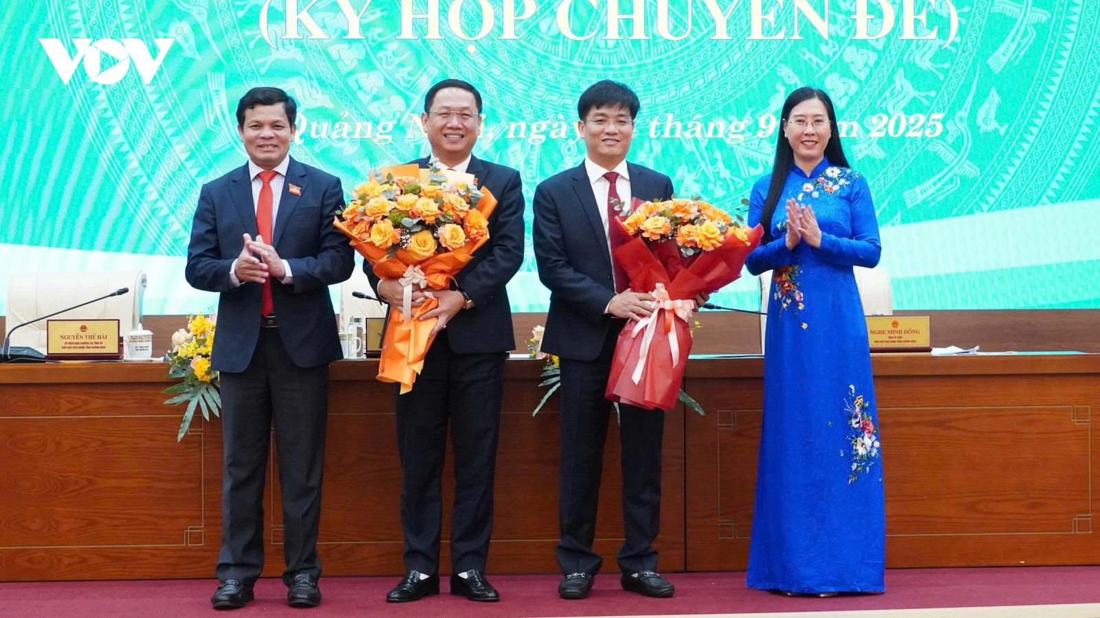 2 bí thư đảng ủy xã được bầu giữ chức Phó Chủ tịch tỉnh Quảng Ngãi