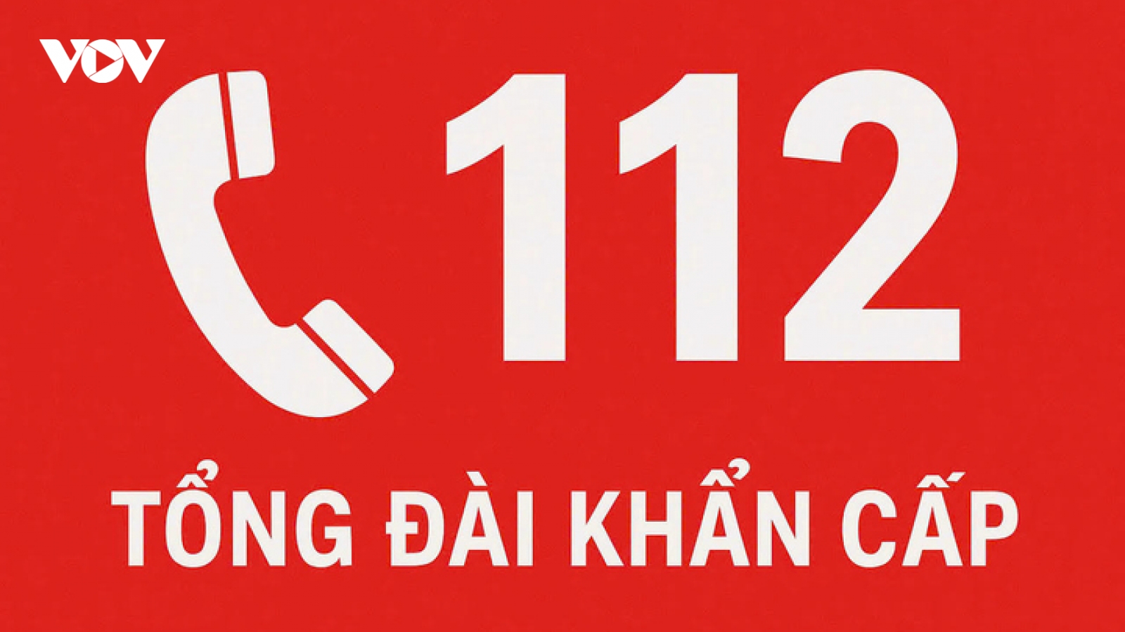 Tổng đài 112 sẵn sàng tiếp nhận thông tin sự cố do bão Ragasa