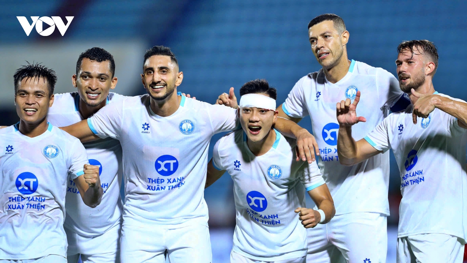 Nam Định phải "chấp người" ở trận đấu với đội bóng Myanmar