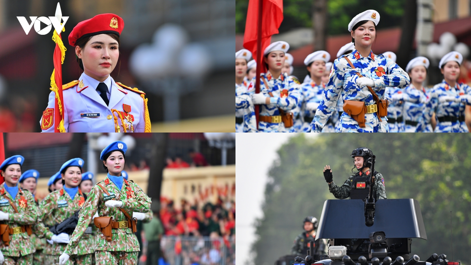 Những “bóng hồng” trong Lễ kỷ niệm, diễu binh, diễu hành 80 năm Quốc khánh 2/9