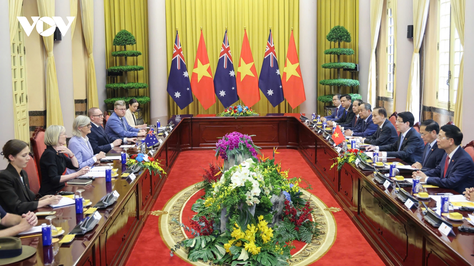 Chủ tịch nước Lương Cường Hội đàm với Toàn quyền Australia Sam Mostyn