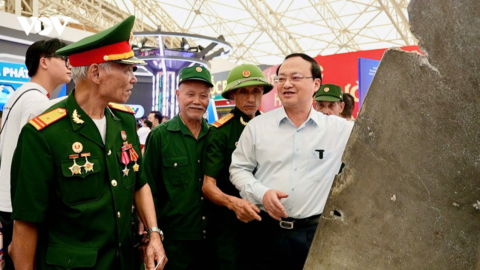 Gian trưng bày VOV để lại ấn tượng mạnh tại Triển lãm Thành tựu đất nước
