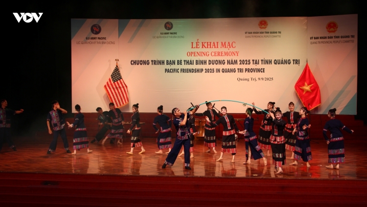 Khai mạc chương trình Bạn bè Thái Bình Dương 2025 tại Quảng Trị