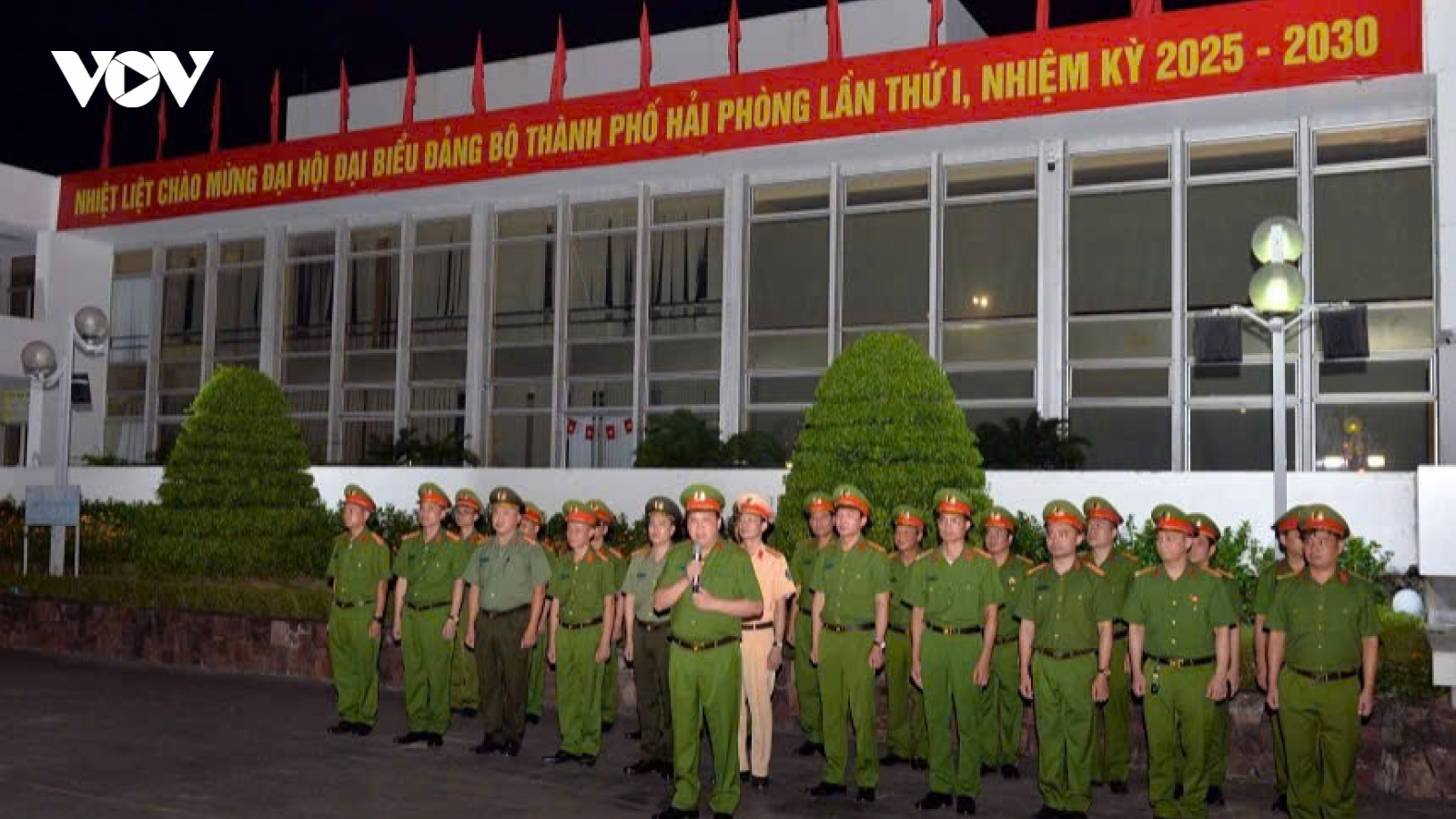 Hải Phòng triển khai lực lượng HP22 bảo vệ tuyệt đối an toàn Đại hội Đảng bộ lần I