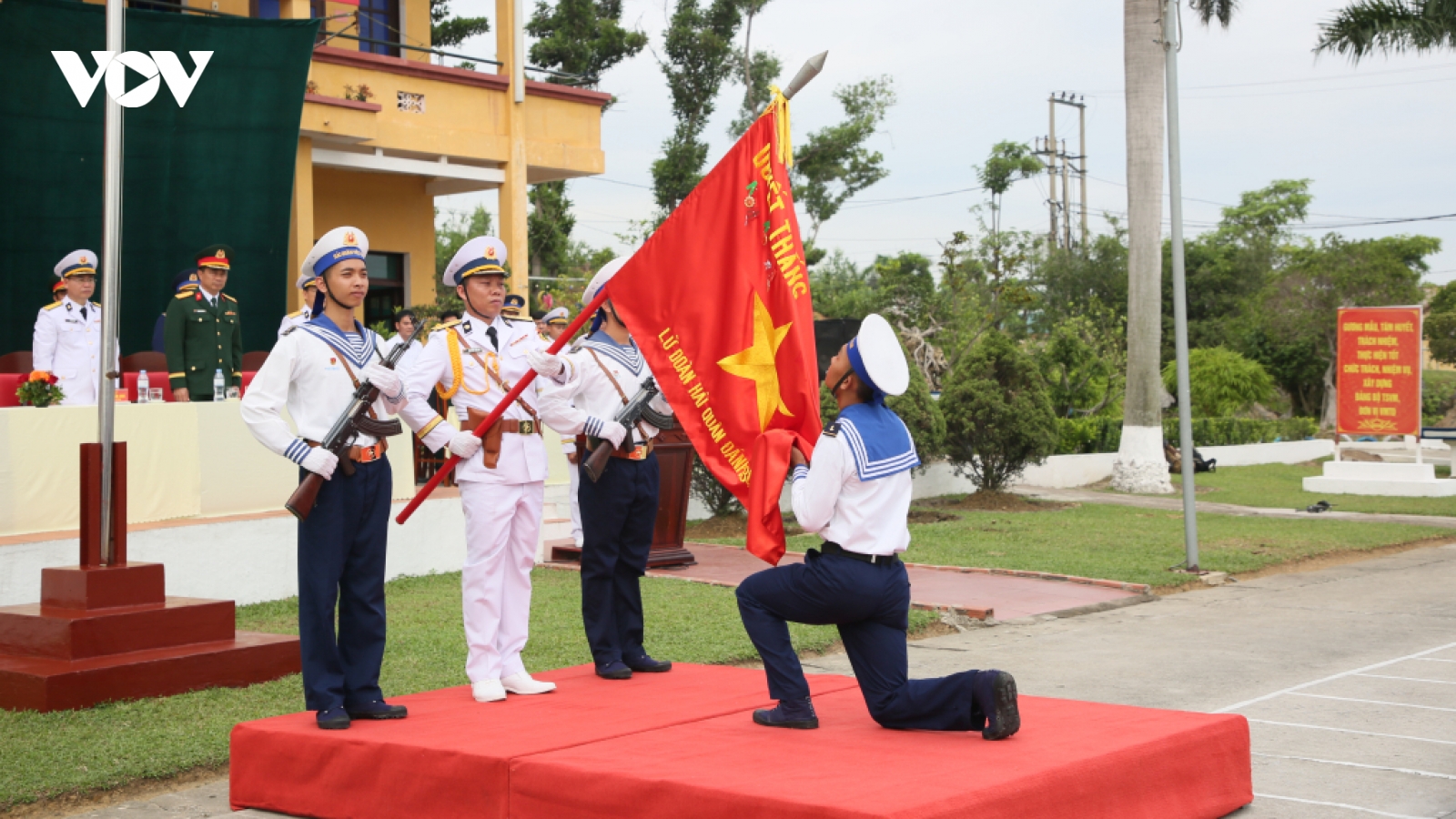 Người lính biển hướng về Đại hội Đảng bộ Quân đội lần thứ XII