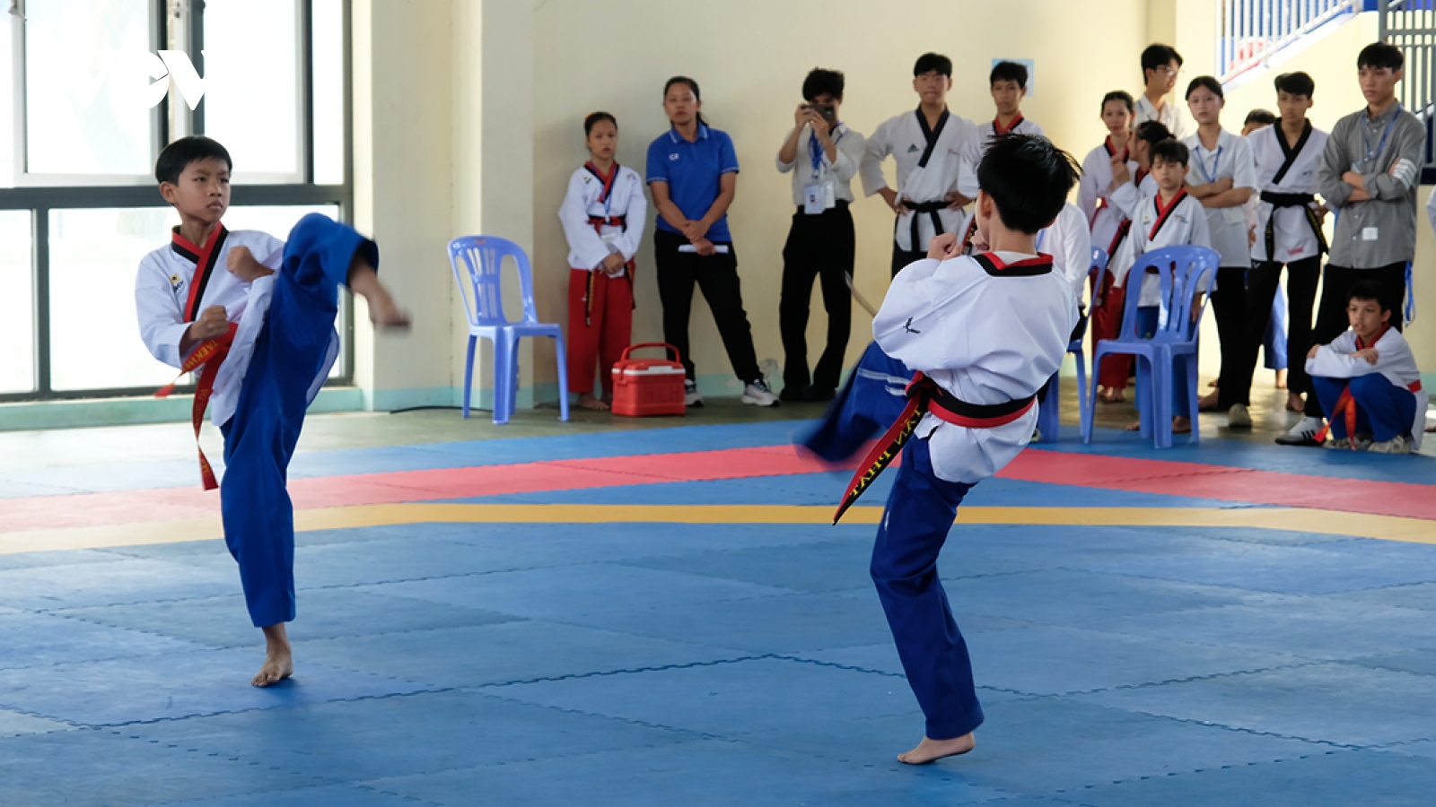 Gần 400 vận động viên tham gia giải Teakwondo trẻ các câu lạc bộ TP Đà Nẵng