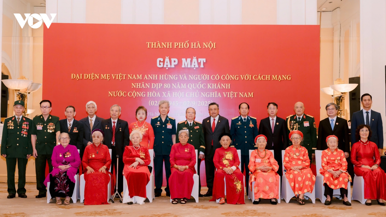 Hà Nội gặp mặt, tri ân Mẹ Việt Nam Anh hùng, người có công với cách mạng nhân dịp Quốc khánh