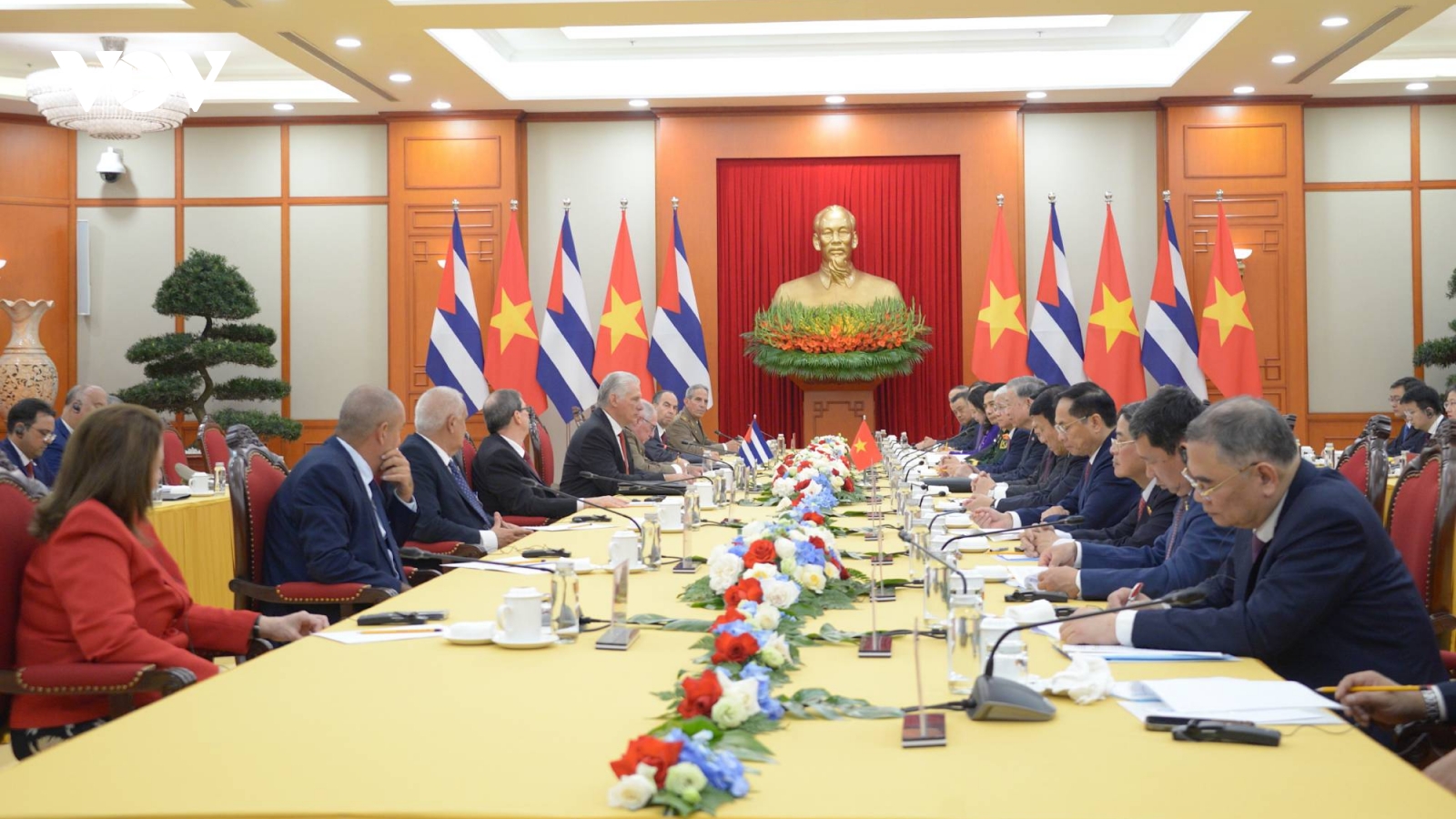 Tổng Bí thư Tô Lâm hội đàm với Bí thư thứ nhất, Chủ tịch nước Cộng hòa Cuba