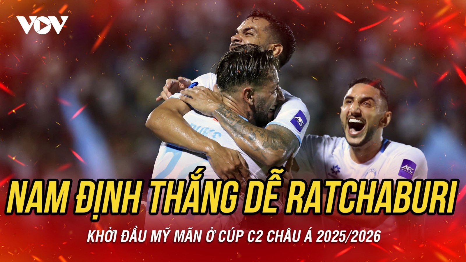 Kết quả bóng đá tối 17/9: Nam Định thắng thuyết phục Ratchaburi ở Thiên Trường
