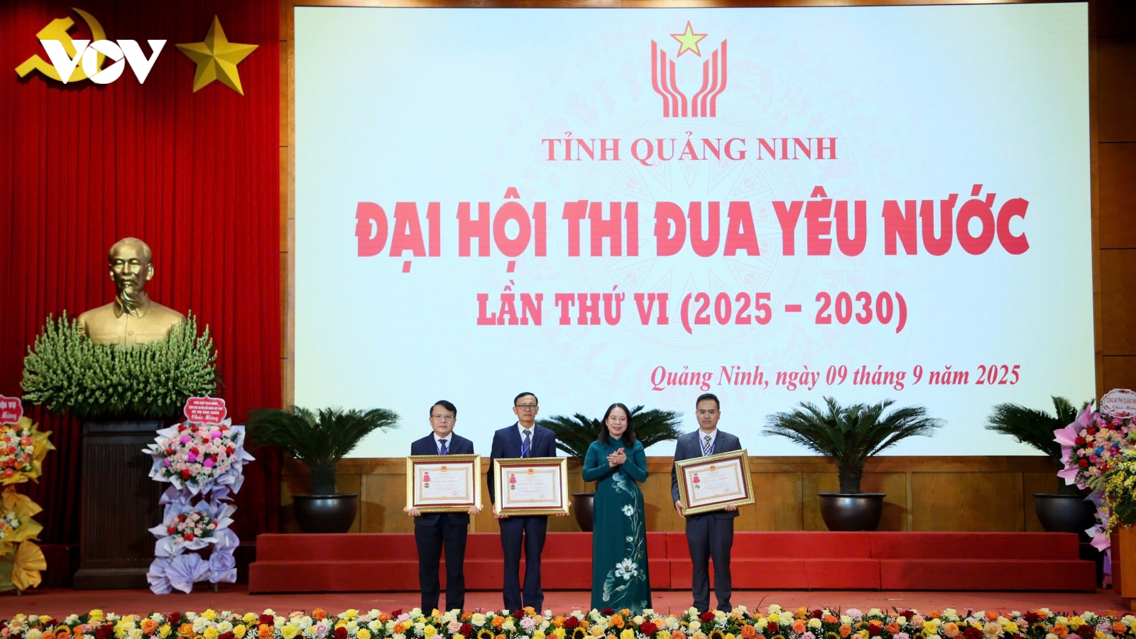 Phó Chủ tịch nước Võ Thị Ánh Xuân dự Đại hội Thi đua yêu nước tỉnh Quảng Ninh
