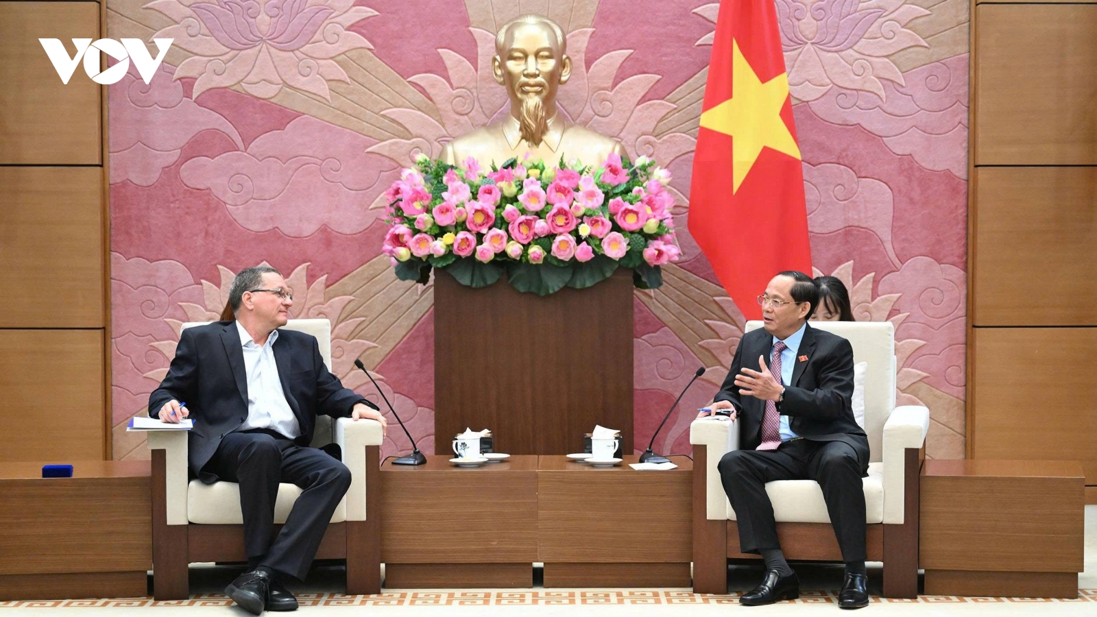 Phó Chủ tịch Quốc hội tiếp Đoàn đại biểu Đảng XHCN Thống nhất Venezuela