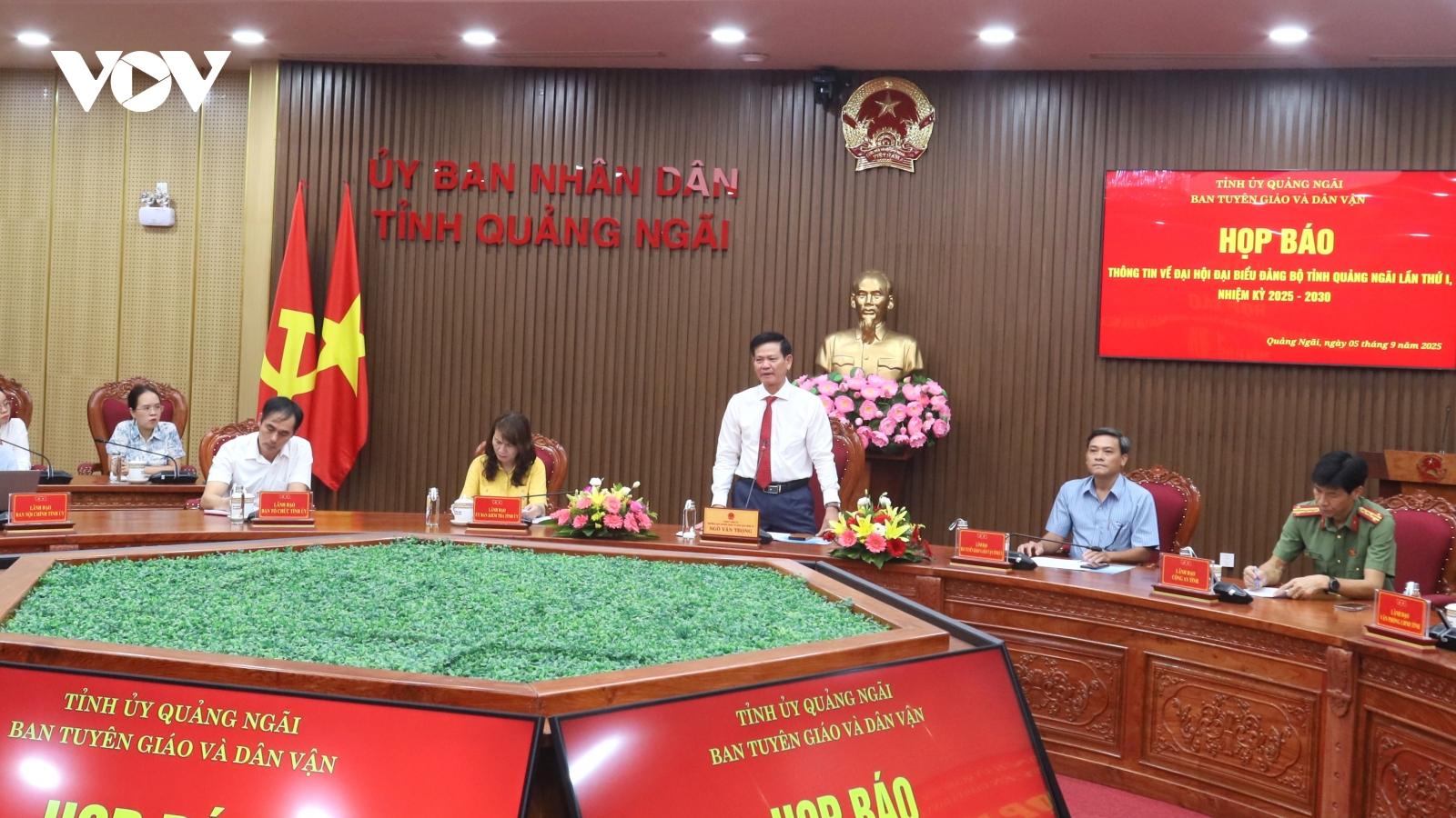 Đại hội Đảng bộ tỉnh Quảng Ngãi diễn ra từ ngày 10-12/9/2025