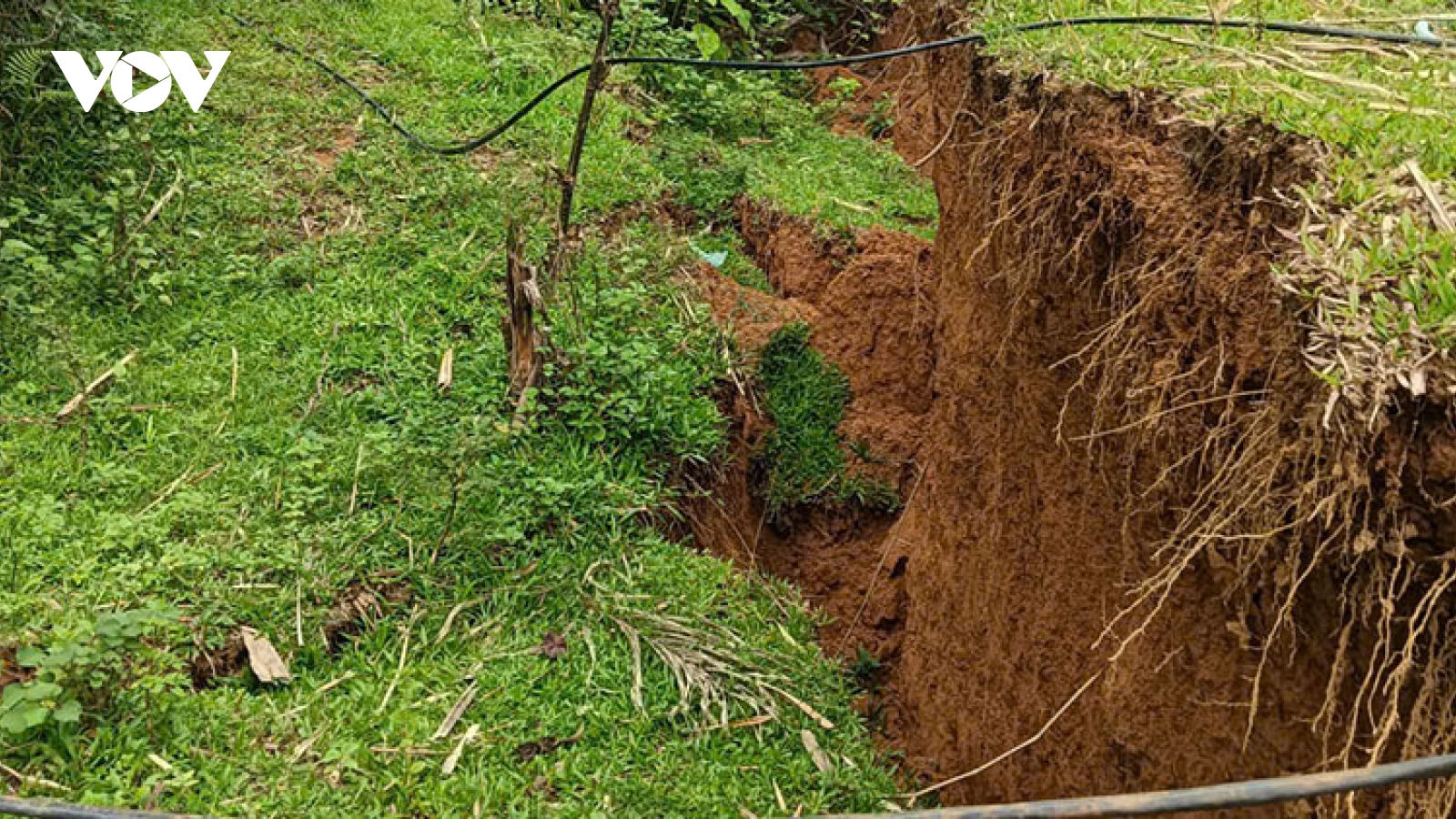 Thanh Hóa: Núi Cháo Pi nứt toác, sơ tán khẩn cấp 19 hộ dân