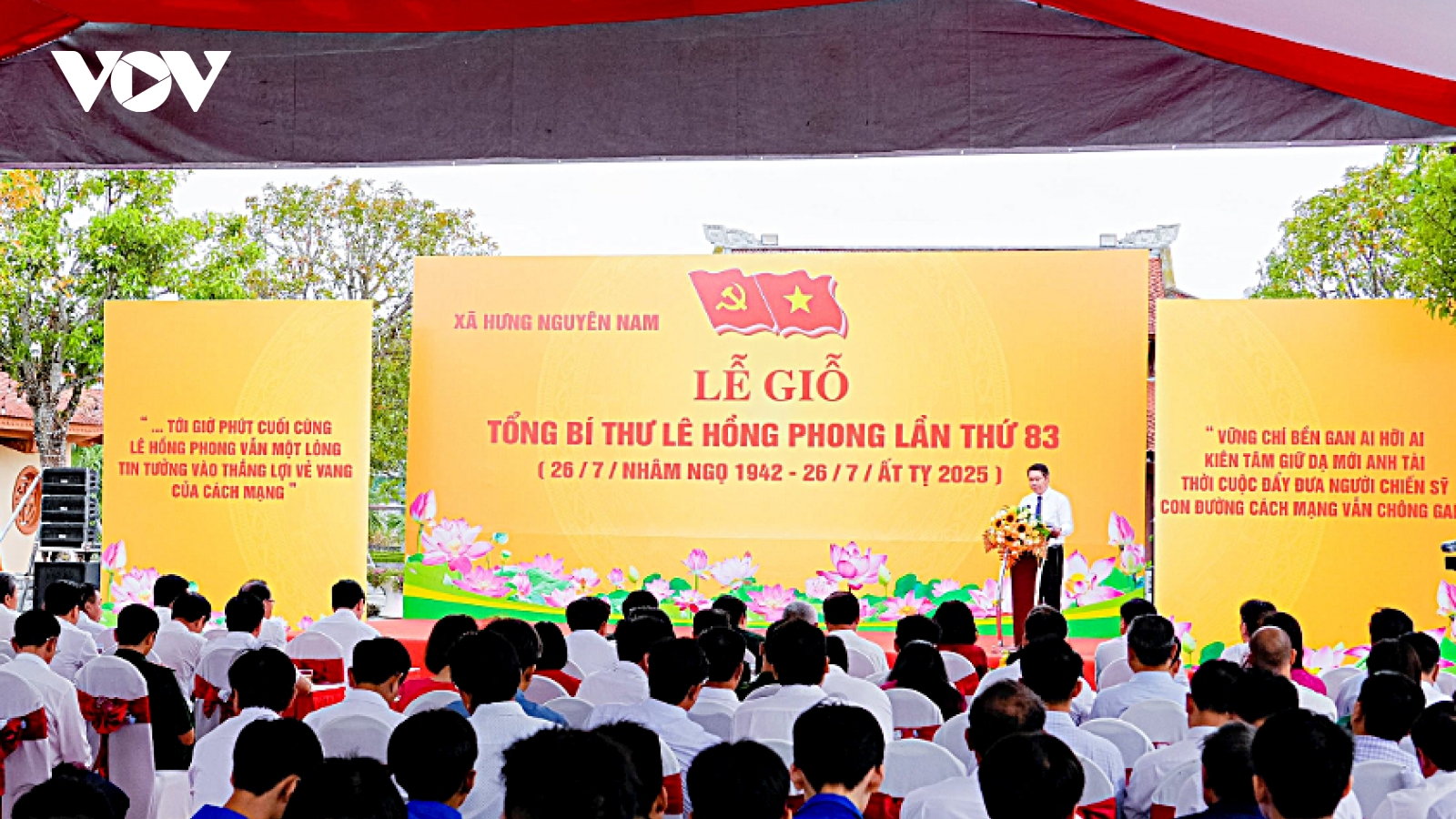 Trang trọng Lễ giỗ lần thứ 83 của Tổng Bí thư Lê Hồng Phong tại Nghệ An