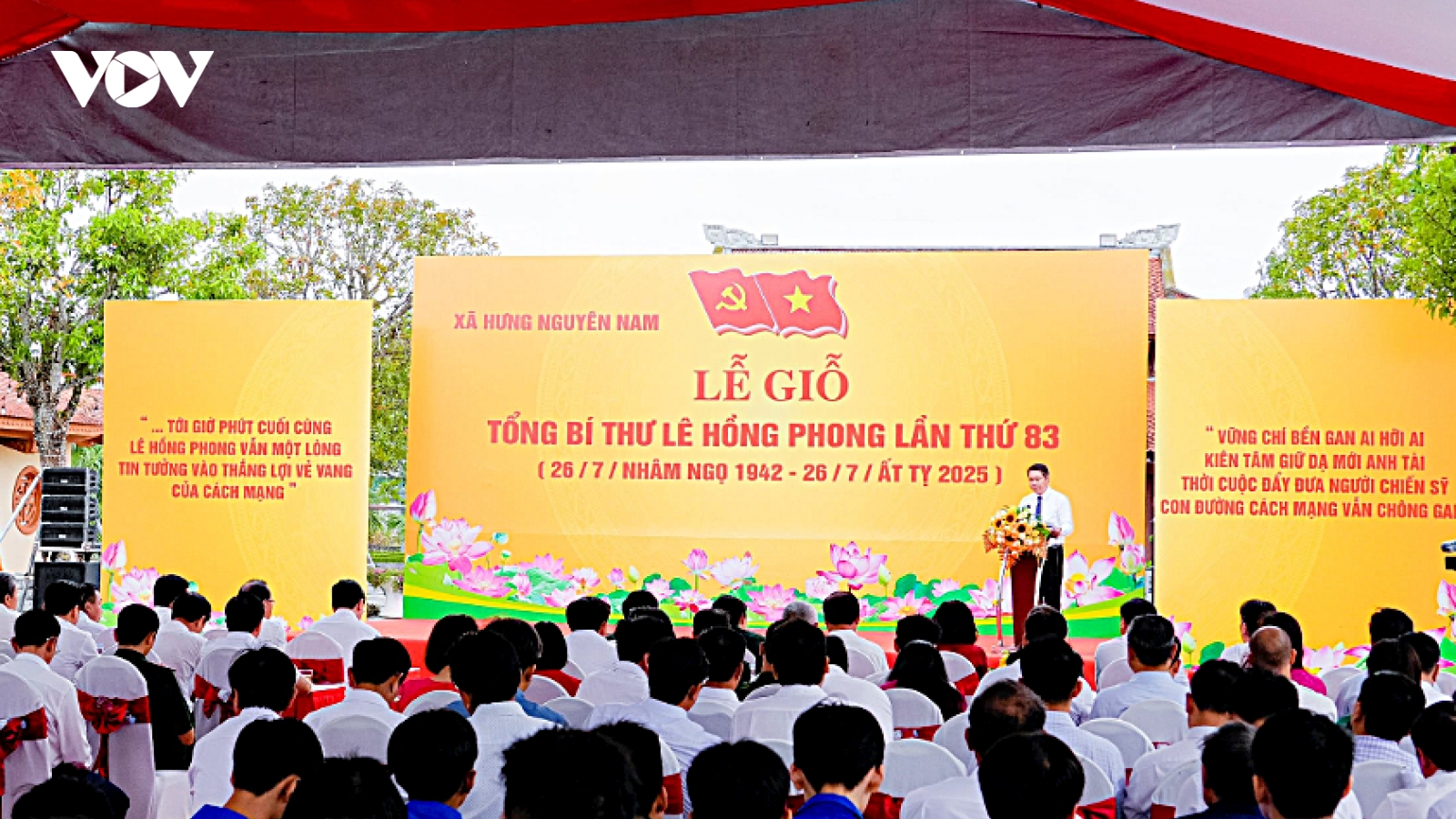 Trang trọng Lễ giỗ lần thứ 83 của Tổng Bí thư Lê Hồng Phong tại Nghệ An