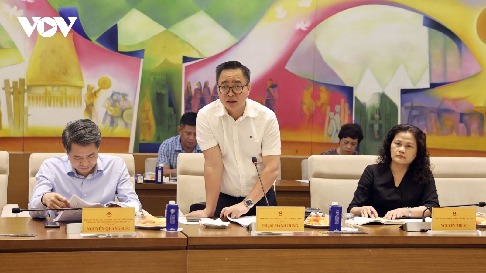 Phiên họp thứ nhất Tiểu ban thông tin tuyên truyền Hội đồng bầu cử quốc gia