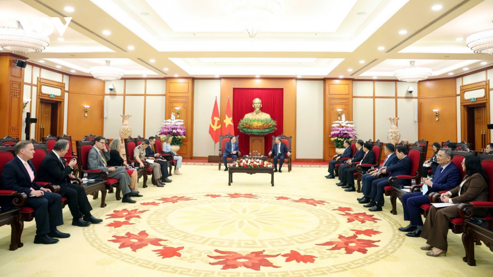 Tổng Bí thư Tô Lâm tiếp Đại sứ Hoa Kỳ Marc Knapper
