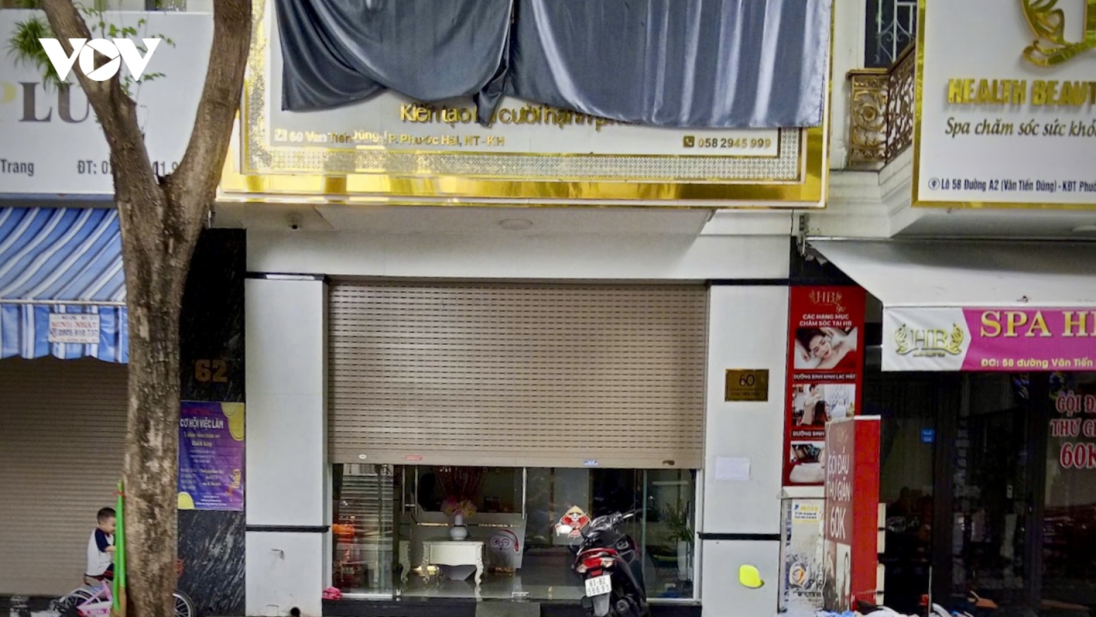 Sau phản ánh của VOV, phòng nha "ảo" ở Khánh Hoà đã khoá cửa "trùm mền"