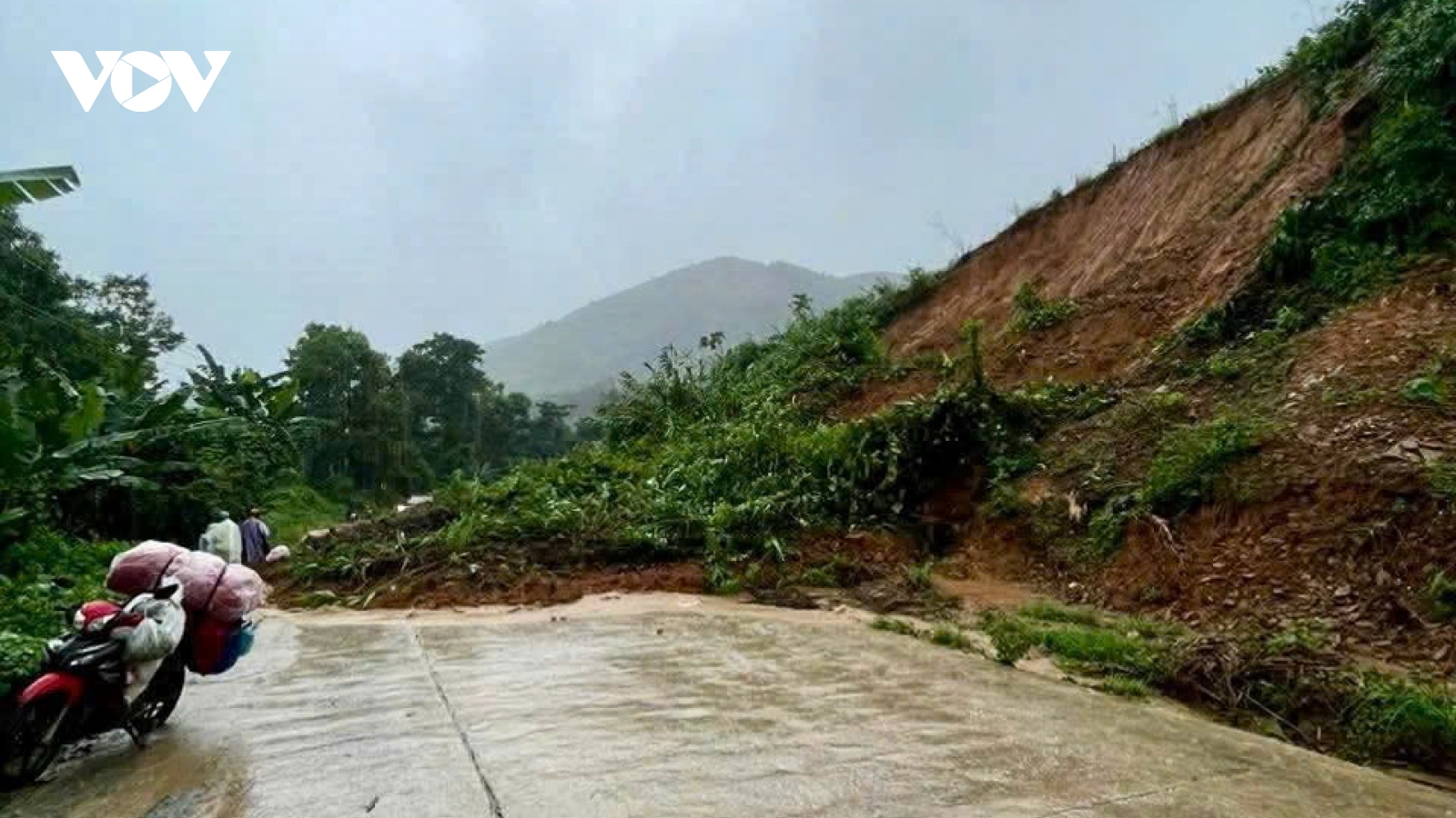 Mưa to gây ngập lụt, sạt lở nhiều nơi ở Đà Nẵng