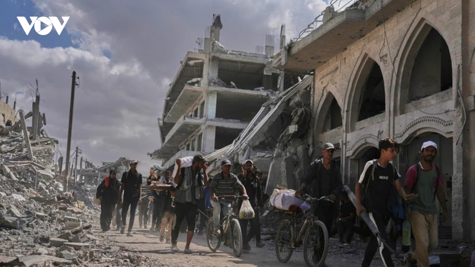 200.000 người Palestine trở về phía Bắc Gaza
