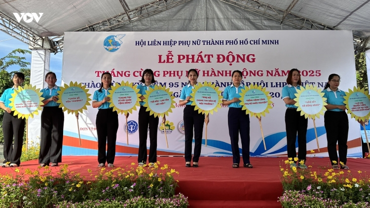 TP.HCM phát động “Tháng cùng phụ nữ hành động” với 168 công trình vì cộng đồng